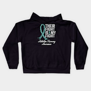Their Fight Is My Fight Addiction Recovery Awareness Kids Hoodie